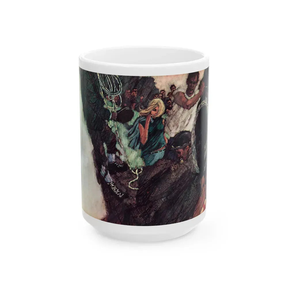 Beneath The Surface, Homes & Gardens, 1965 - White Coffee Mug 15oz - Go Mug Yourself