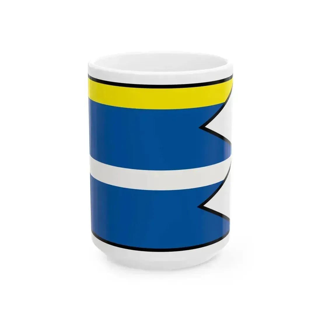 Beniakovce Kosice Okolie Flag (Slovakia) White Coffee Mug 15oz - Go Mug Yourself