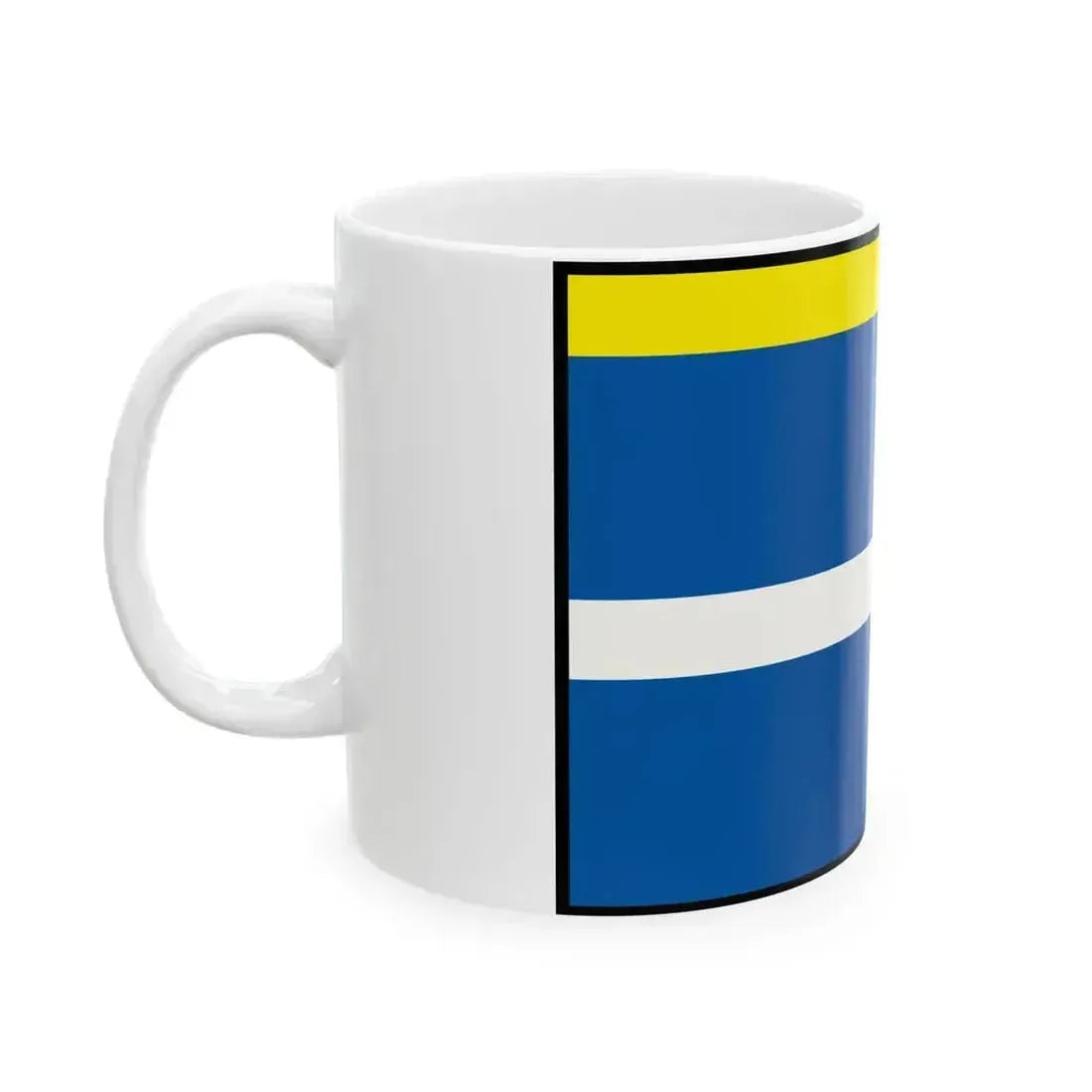 Beniakovce Kosice Okolie Flag (Slovakia) White Coffee Mug - Go Mug Yourself
