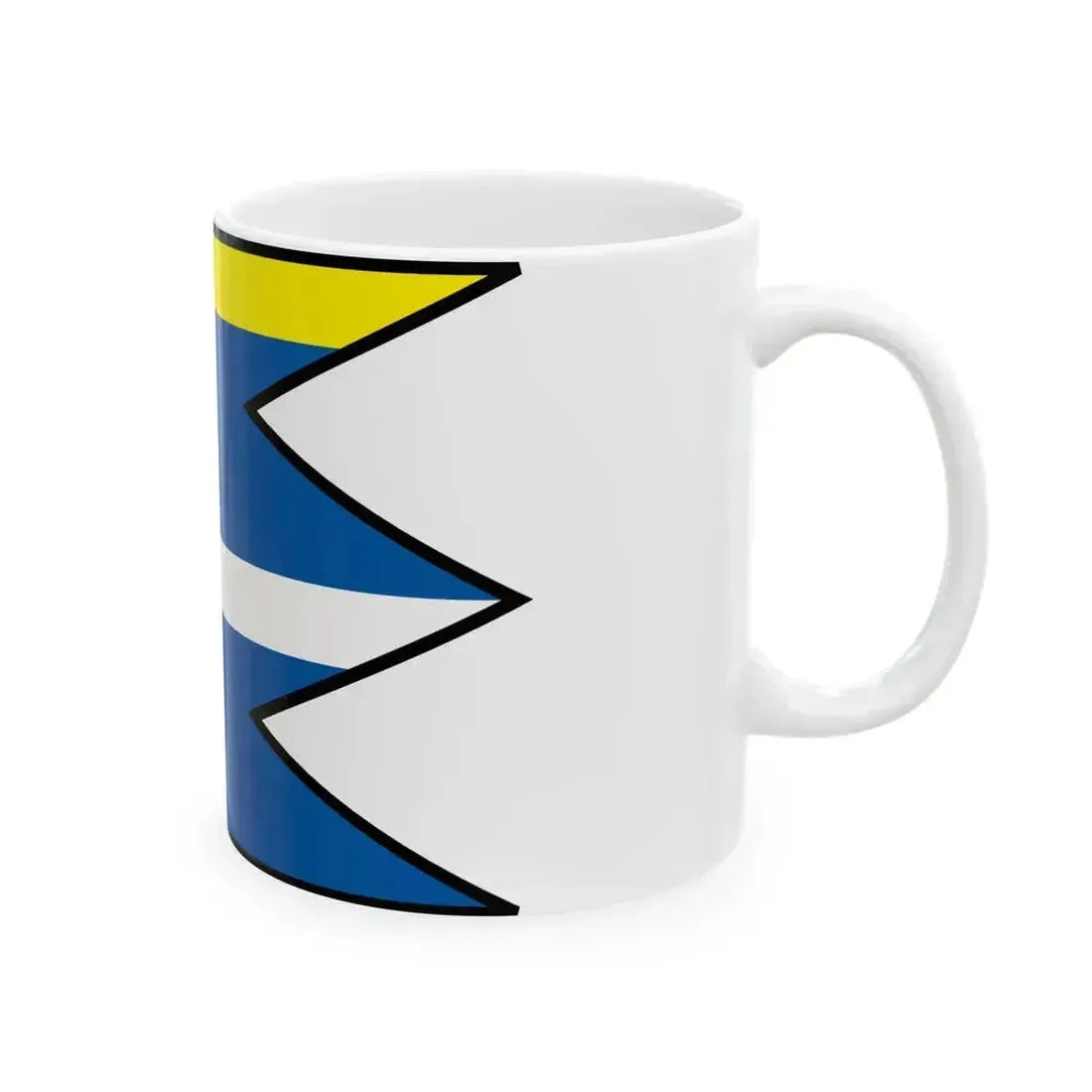 Beniakovce Kosice Okolie Flag (Slovakia) White Coffee Mug - Go Mug Yourself