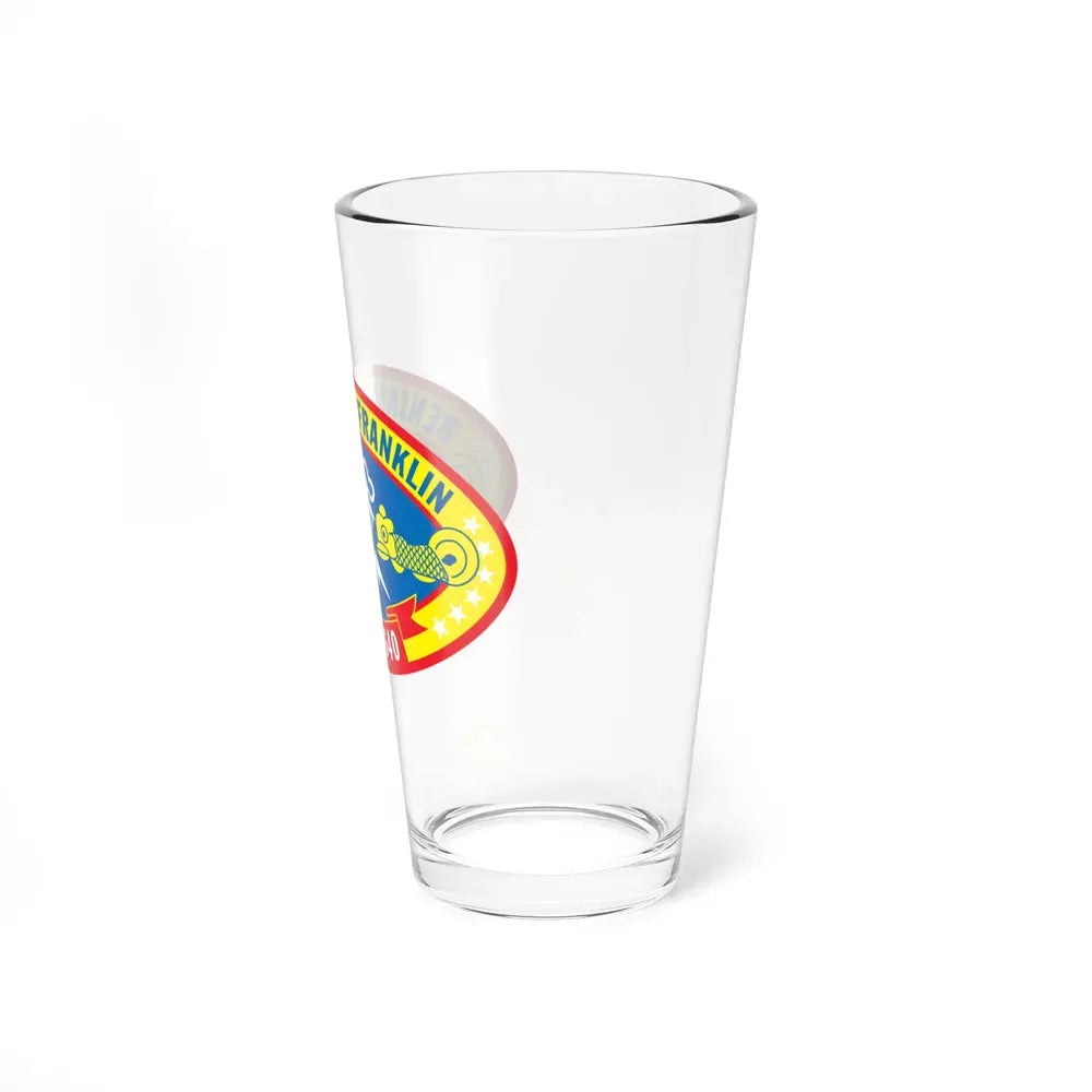 Benjamin Franklin SSBN 640 (U.S. Navy) Pint Glass 16oz - Go Mug Yourself