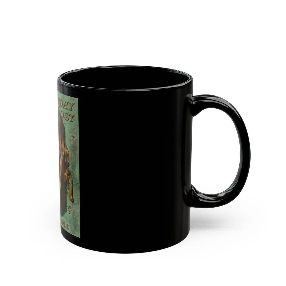 Benjamin Franklin, The Saturday Evening Post unpublished cover, circa 1943 - Black Coffee Mug - Go Mug Yourself