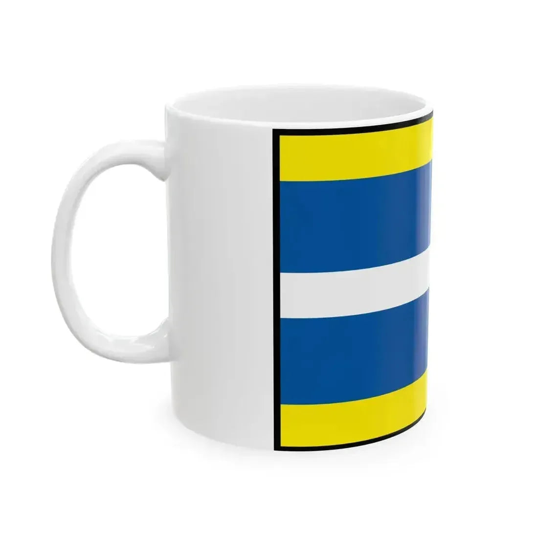 Benus Brezno Flag (Slovakia) White Coffee Mug - Go Mug Yourself