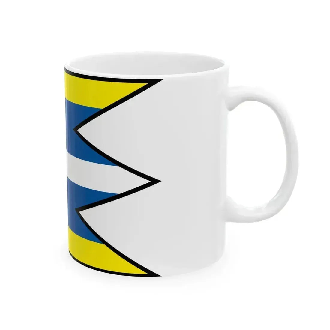 Benus Brezno Flag (Slovakia) White Coffee Mug - Go Mug Yourself