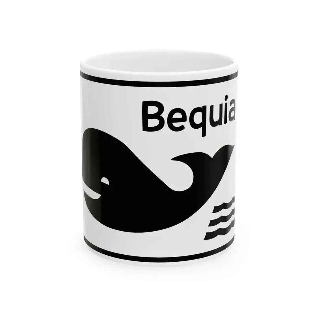 Bequia flag (Saint Vincent and the Grenadines) White Coffee Mug 11oz - Go Mug Yourself