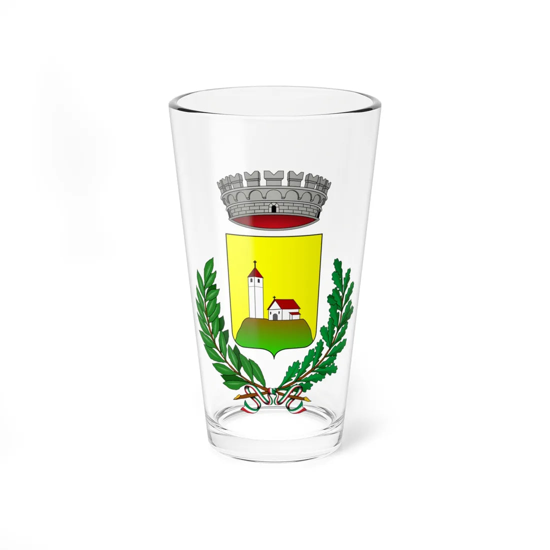 Berbenno-Stemma (Italy) (Coat of Arms) Pint Glass 16oz 16oz - Go Mug Yourself
