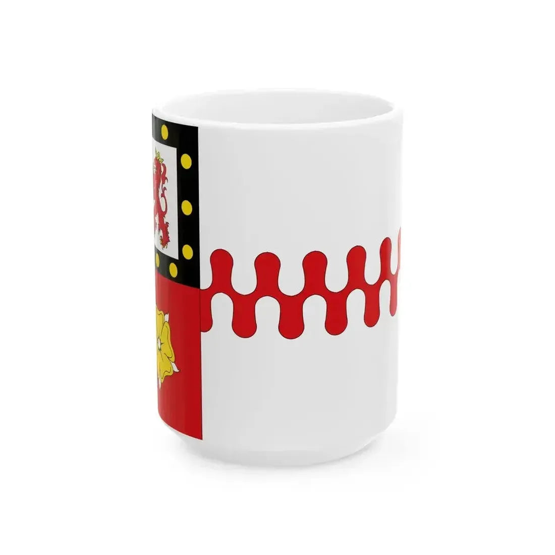 Berg en Dal vlag (Netherlands) White Coffee Mug 15oz - Go Mug Yourself