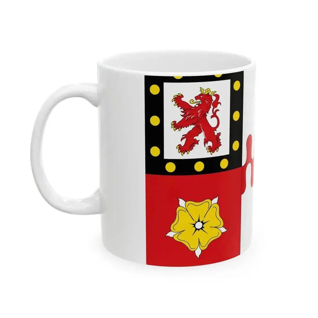 Berg en Dal vlag (Netherlands) White Coffee Mug - Go Mug Yourself