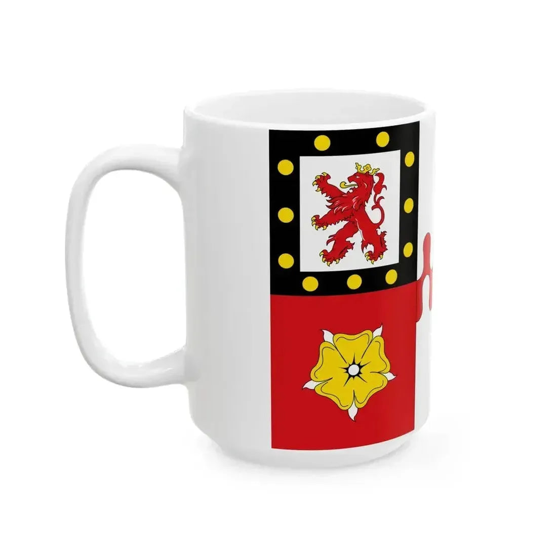 Berg en Dal vlag (Netherlands) White Coffee Mug - Go Mug Yourself