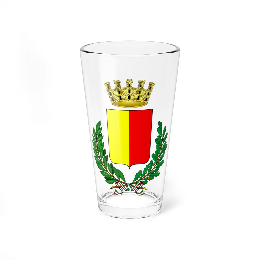 Bergamo-Stemma (Italy) (Coat of Arms) Pint Glass 16oz 16oz - Go Mug Yourself