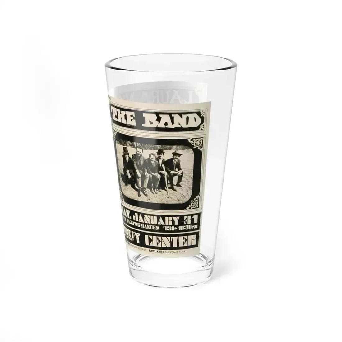 Berkeley Community Center Concert 1970 (Music Poster) Pint Glass 16oz - Go Mug Yourself