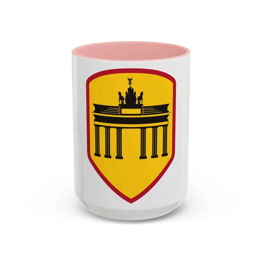 Berlin Command (U.S. Army) Accent Coffee Mug 15oz Pink - Go Mug Yourself
