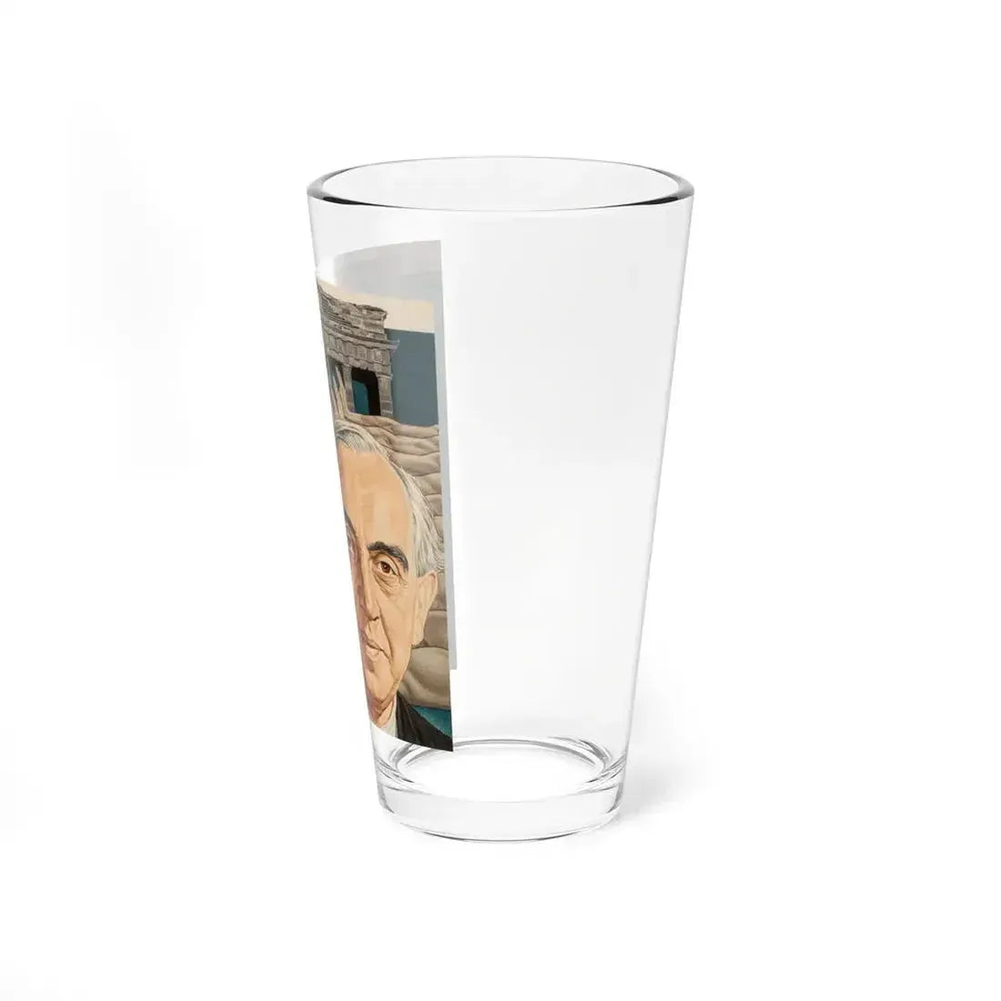 Berlin's Mayer Reuter, Time magazine cover, Septemer 18, 1950 (Magazine Illustration) Pint Glass 16oz - Go Mug Yourself