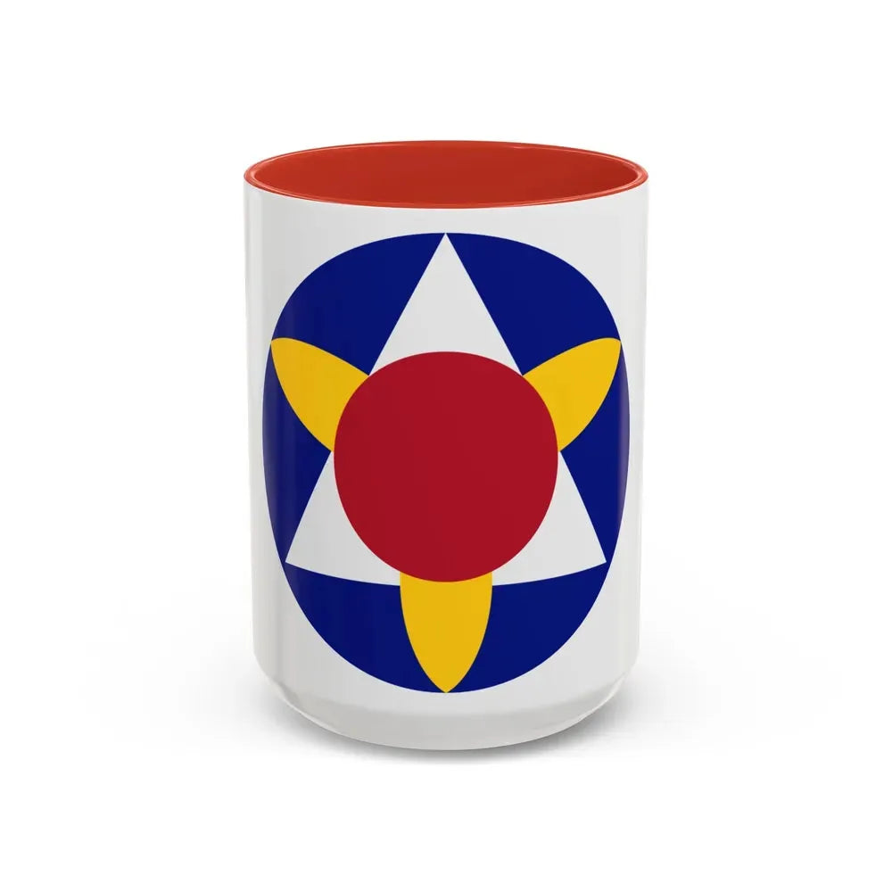 Bermuda Base Command (U.S. Army) Accent Coffee Mug 15oz Red - Go Mug Yourself
