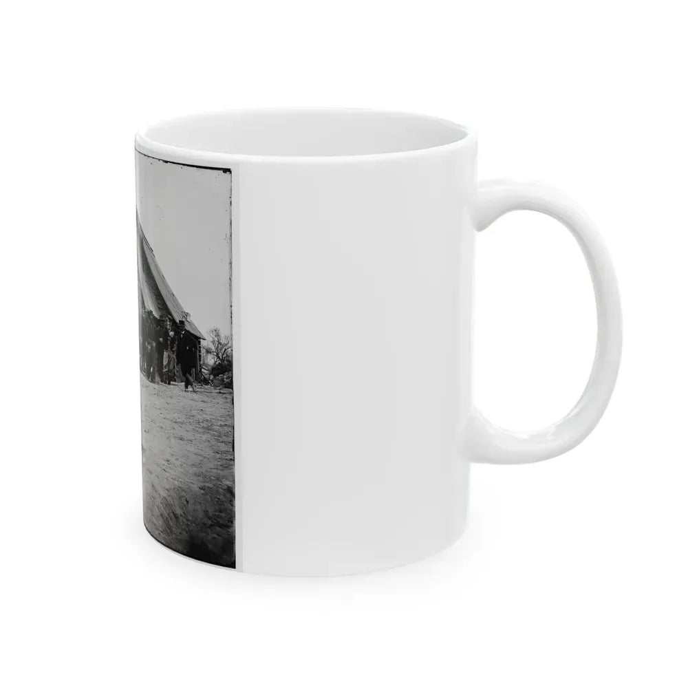 Bermuda Hundred, Va. Adams Express Office, Army Of The James (U.S. Civil War) White Coffee Mug - Go Mug Yourself
