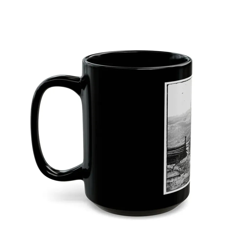 Bermuda Hundred, Va. Federal Earthworks On Left Of The Line, Near Point Of Rocks (U.S. Civil War) Black Coffee Mug - Go Mug Yourself