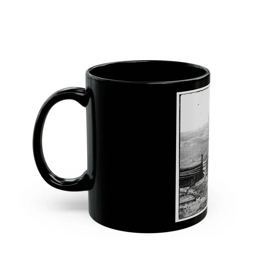 Bermuda Hundred, Va. Federal Earthworks On Left Of The Line, Near Point Of Rocks (U.S. Civil War) Black Coffee Mug - Go Mug Yourself