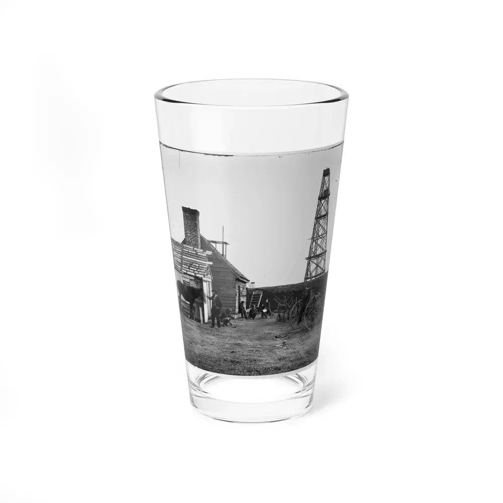 Bermuda Hundred, Virginia. Photographer At Butler's Signal Tower (U.S. Civil War) Pint Glass 16oz 16oz - Go Mug Yourself