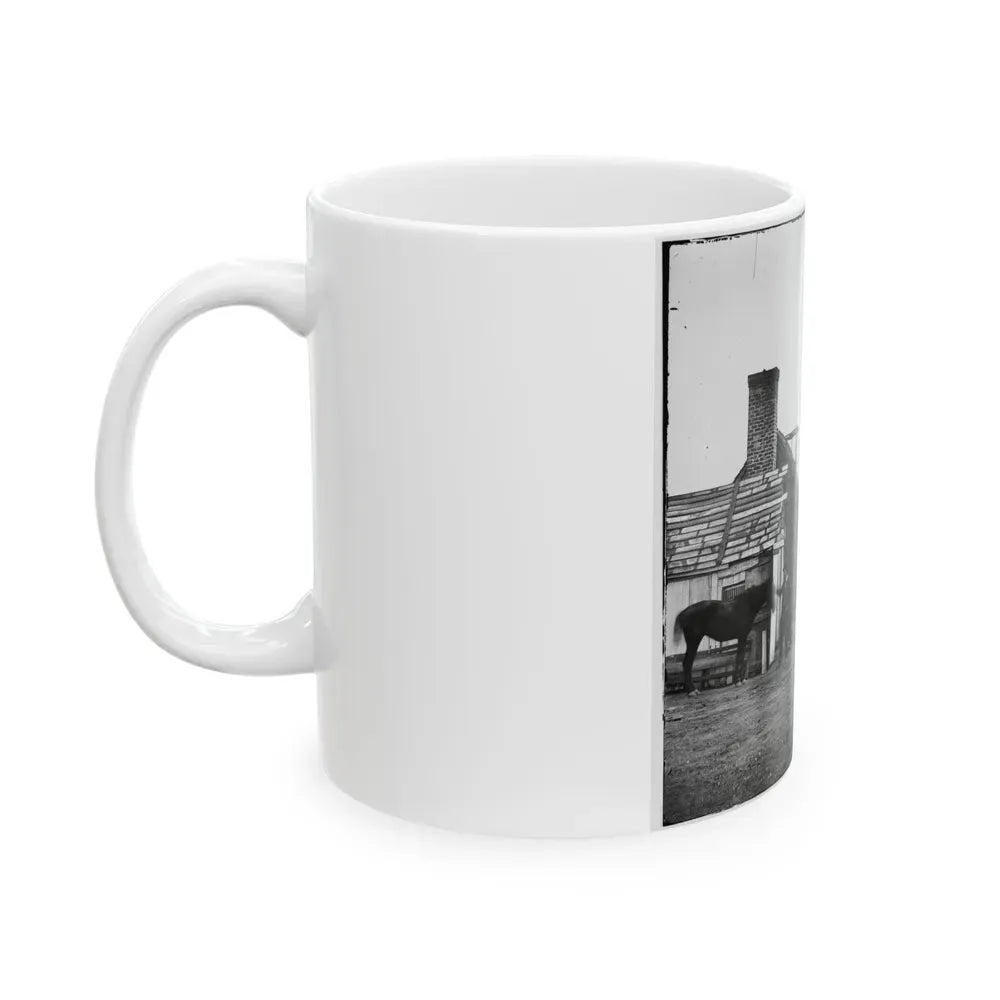 Bermuda Hundred, Virginia. Photographer At Butler's Signal Tower (U.S. Civil War) White Coffee Mug - Go Mug Yourself