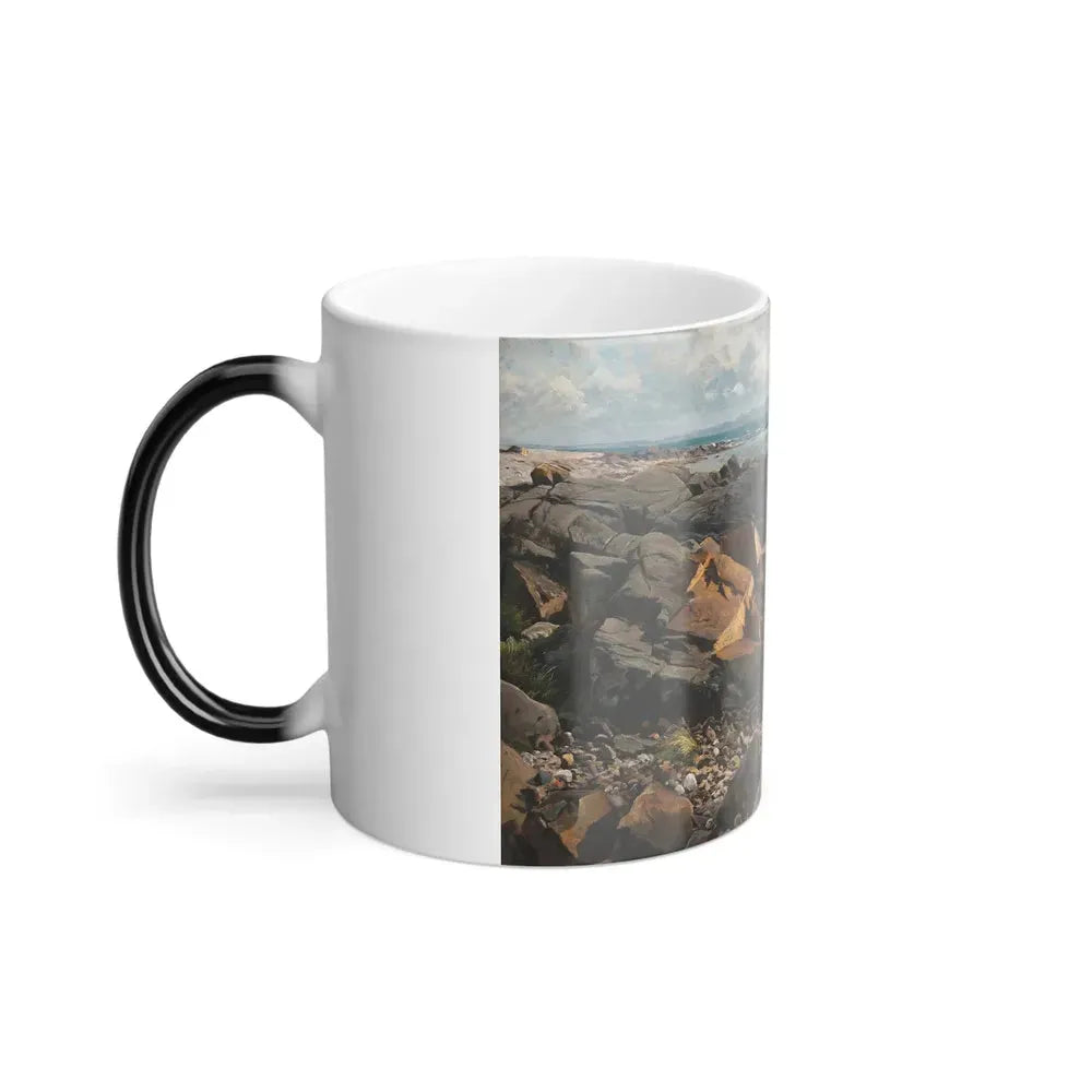 Berndt Lindholm (1841-1914) Seascape - Color Changing Mug 11oz - Go Mug Yourself