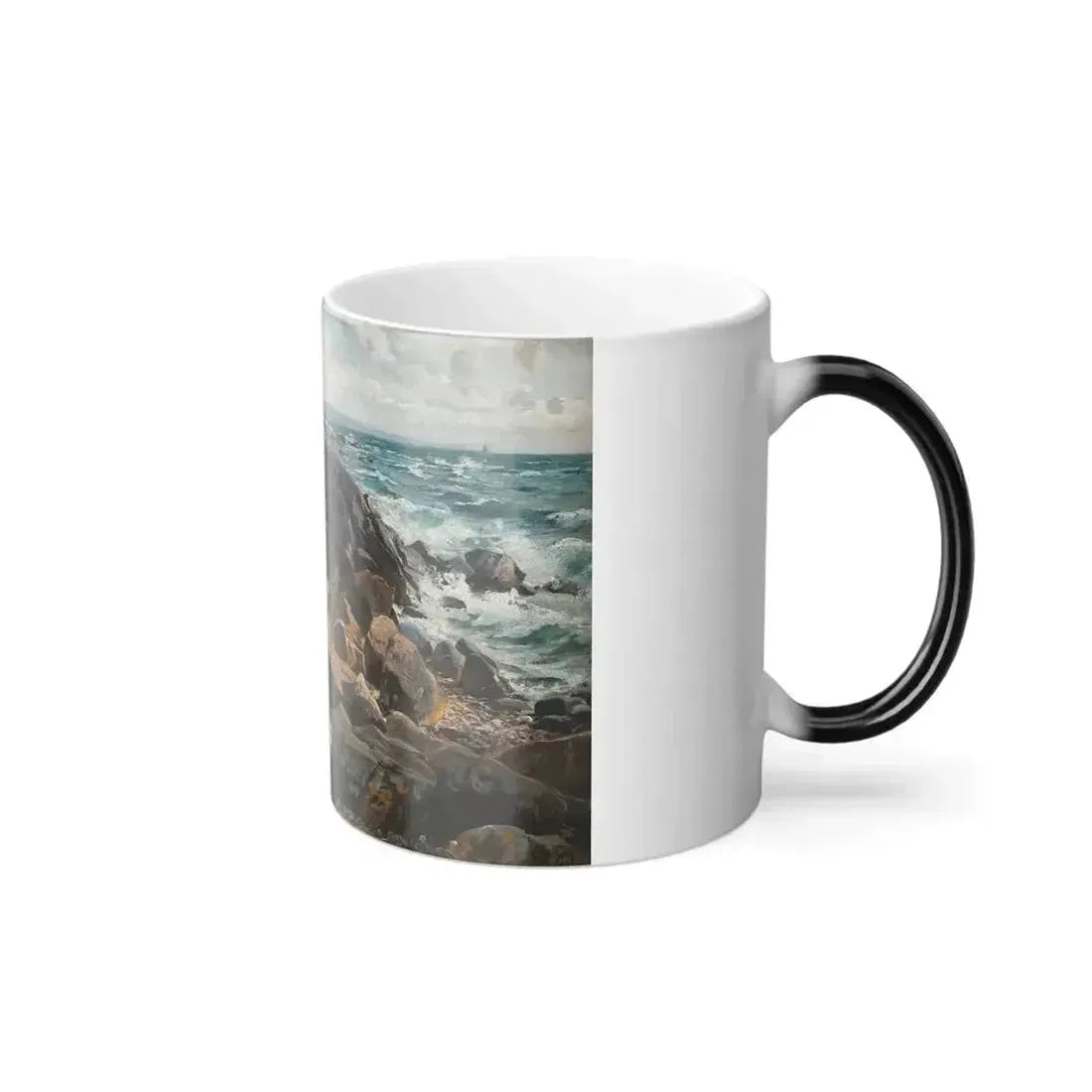 Berndt Lindholm (1841-1914) Seascape - Color Changing Mug 11oz - Go Mug Yourself