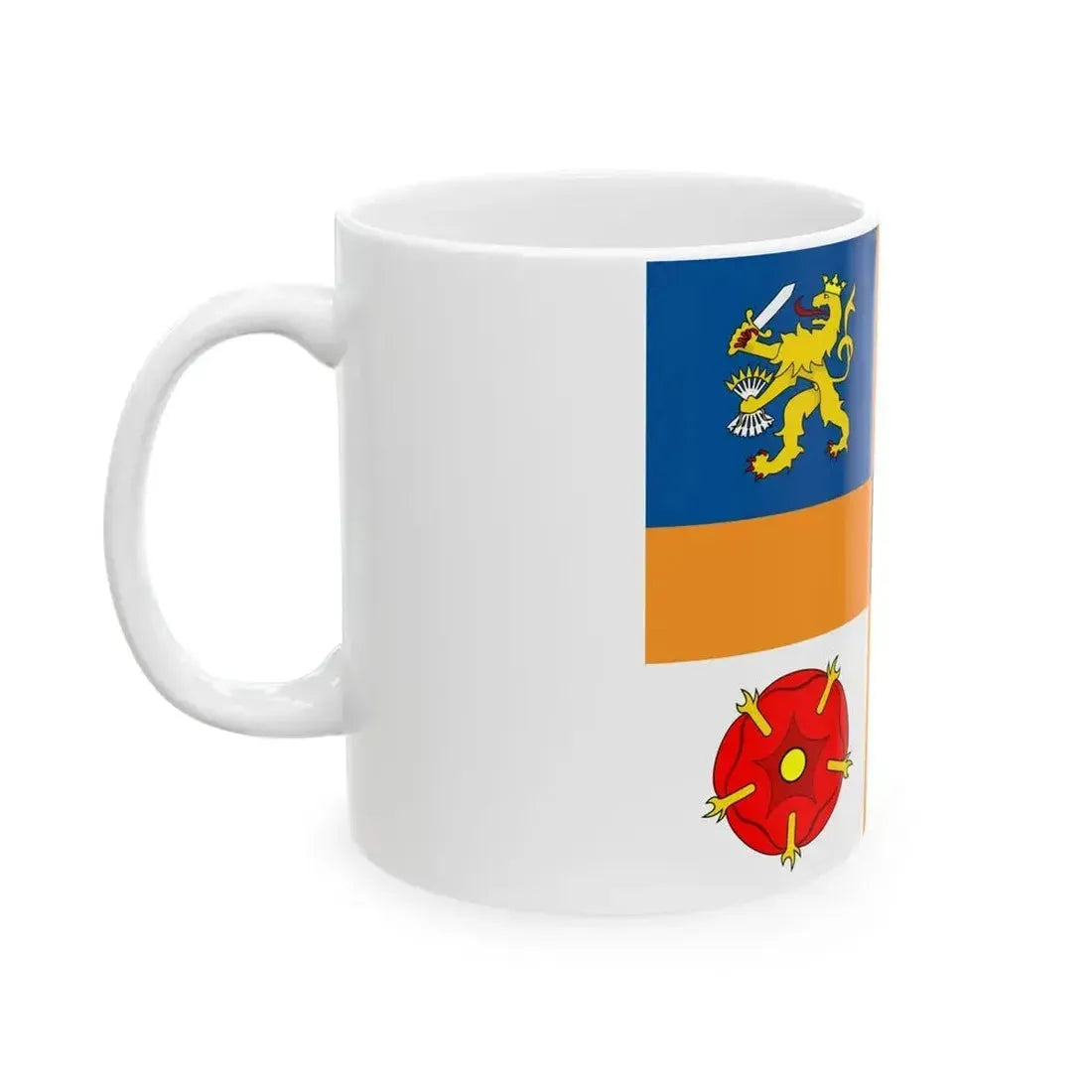 Bernhard van Lippe-Biesterfeld vlag (Netherlands) White Coffee Mug - Go Mug Yourself