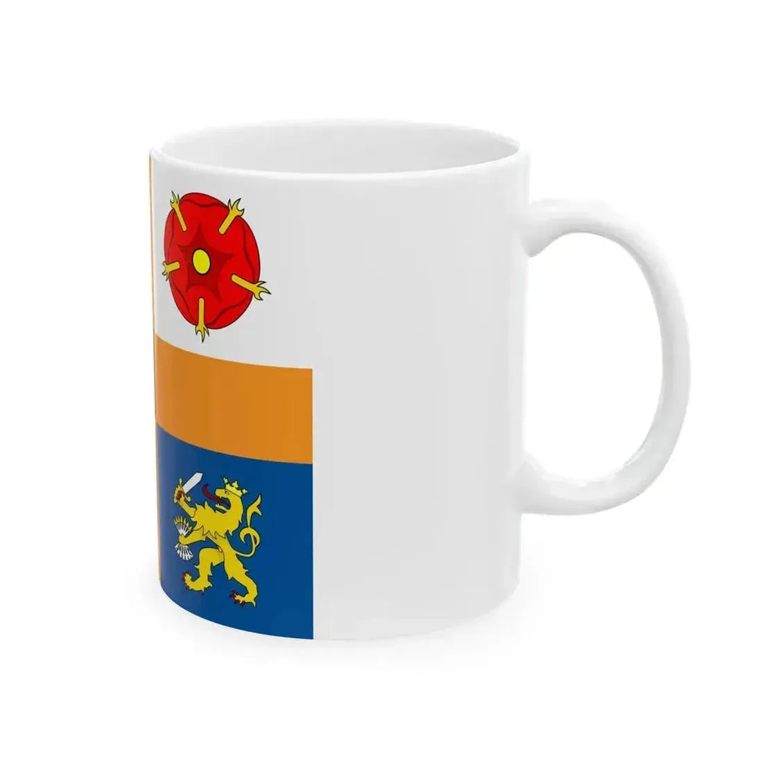 Bernhard van Lippe-Biesterfeld vlag (Netherlands) White Coffee Mug - Go Mug Yourself
