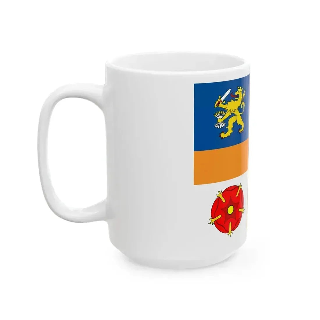 Bernhard van Lippe-Biesterfeld vlag (Netherlands) White Coffee Mug - Go Mug Yourself