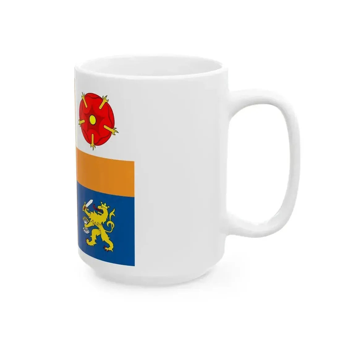 Bernhard van Lippe-Biesterfeld vlag (Netherlands) White Coffee Mug - Go Mug Yourself