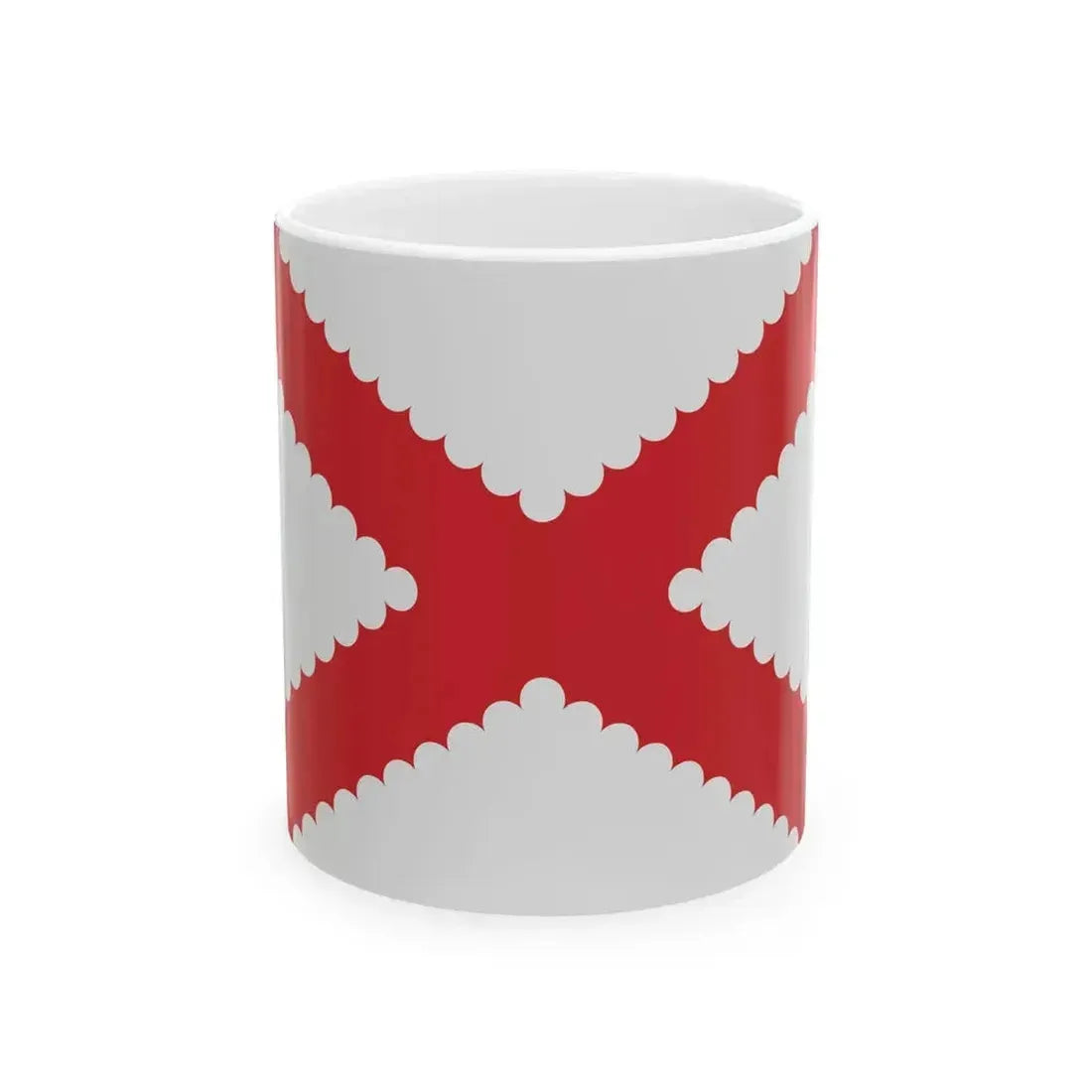 Bertem vlag (Belgium) White Coffee Mug 11oz - Go Mug Yourself