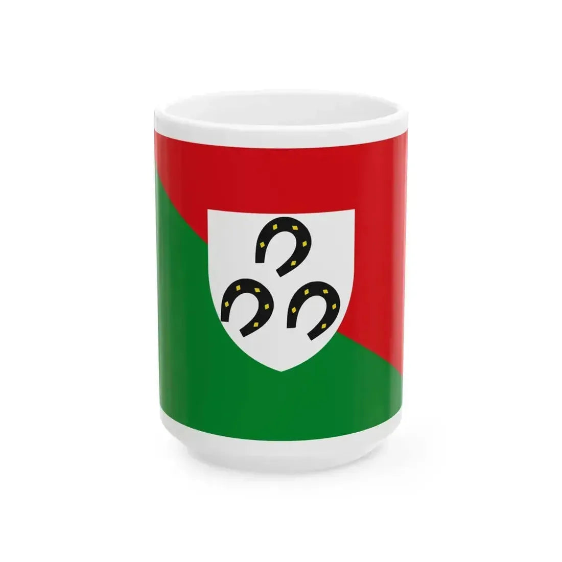 Bertrix vlag (Belgium) White Coffee Mug 15oz - Go Mug Yourself
