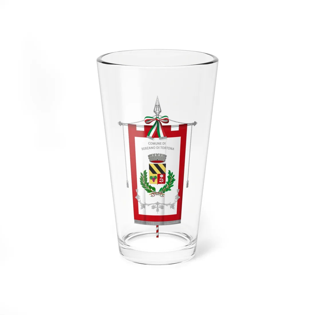 Berzano di Tortona-Gonfalone (Italy) Pint Glass 16oz 16oz - Go Mug Yourself