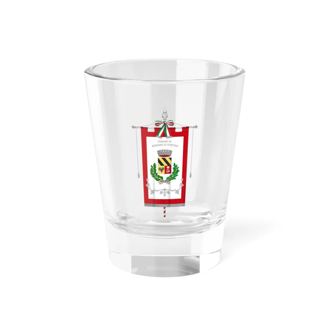 Berzano di Tortona-Gonfalone (Italy) Shot Glass 1.5oz 1.5oz - Go Mug Yourself