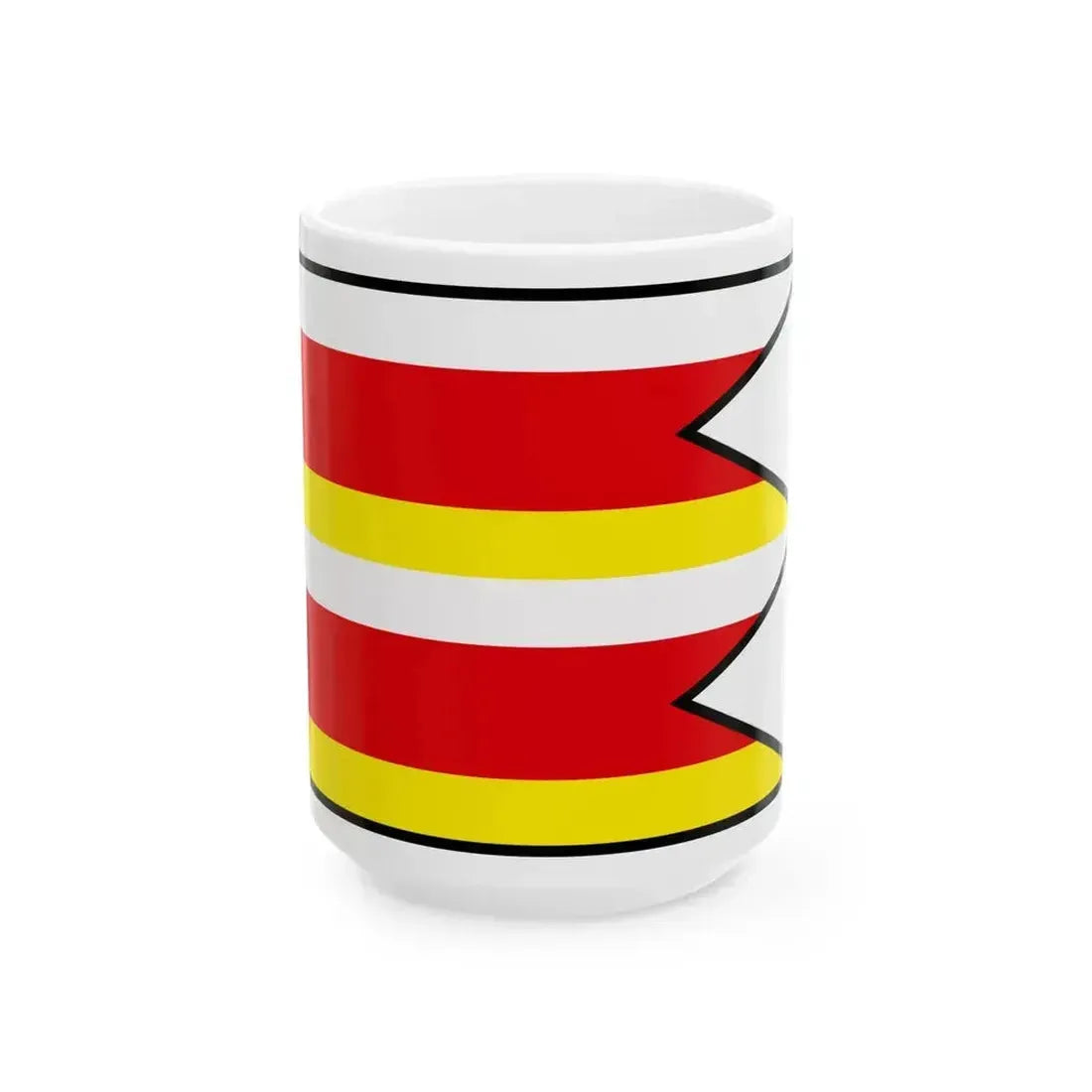 Besa Levice Flag (Slovakia) White Coffee Mug 15oz - Go Mug Yourself