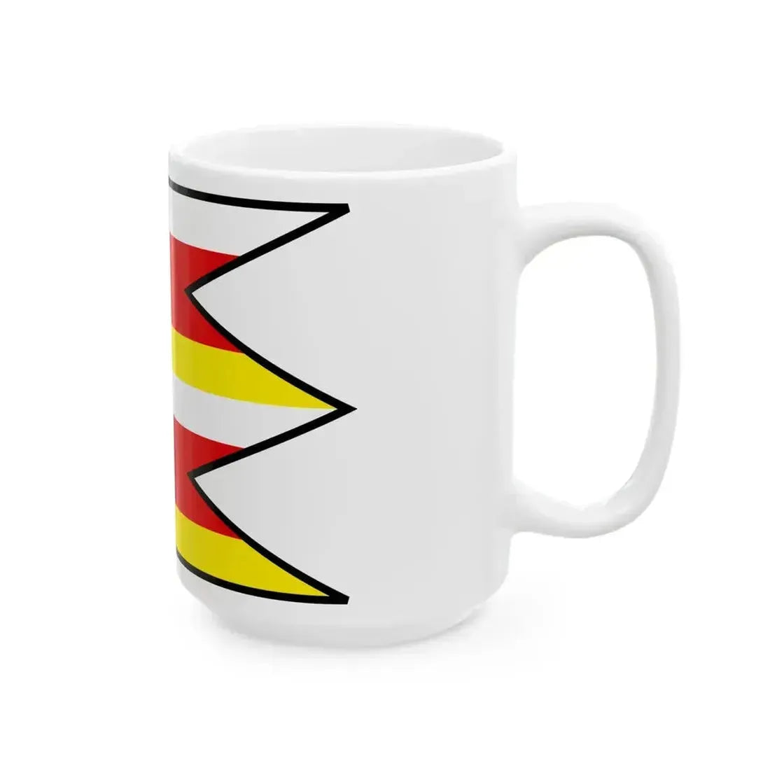 Besa Levice Flag (Slovakia) White Coffee Mug - Go Mug Yourself