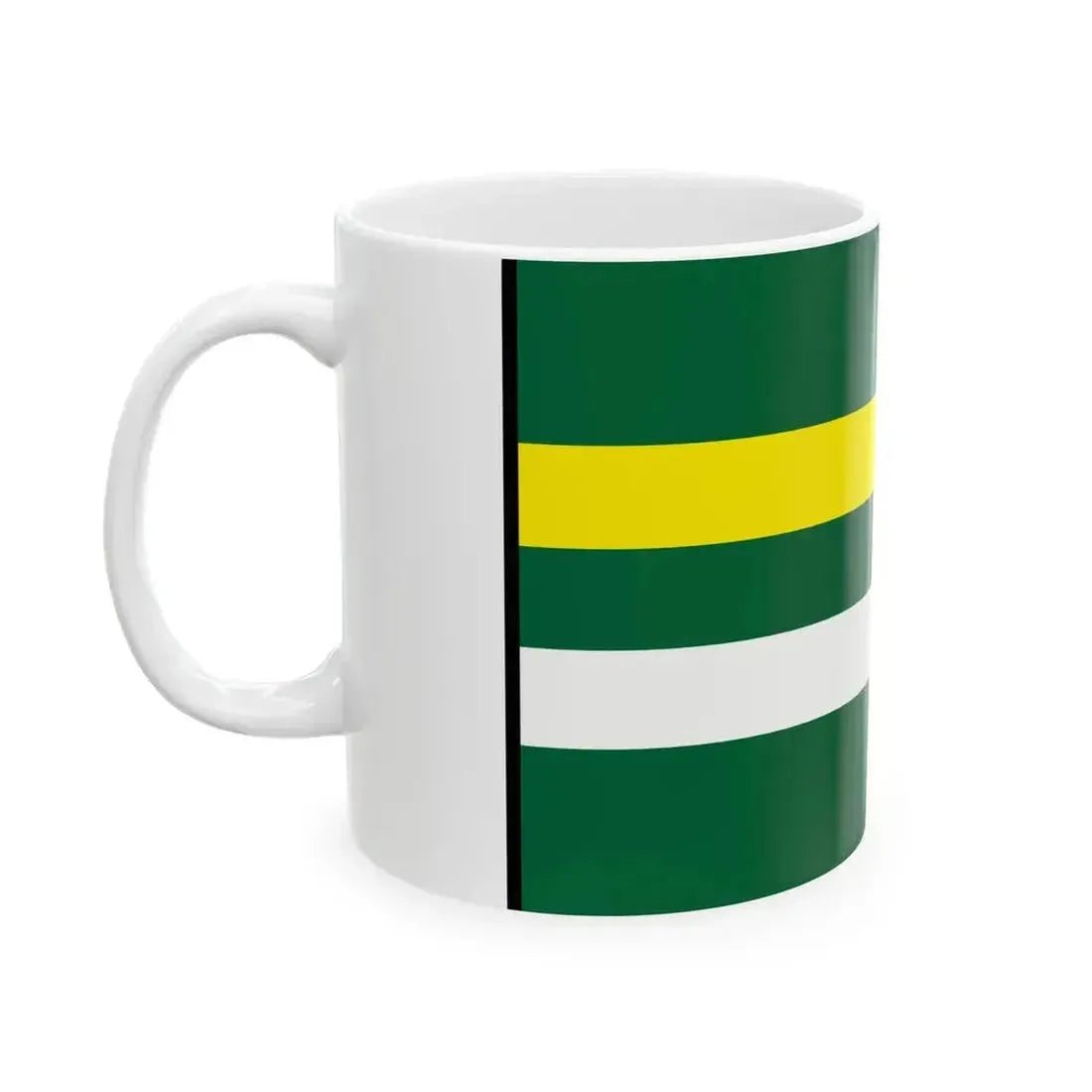 Besa Michalovce Flag (Slovakia) White Coffee Mug - Go Mug Yourself