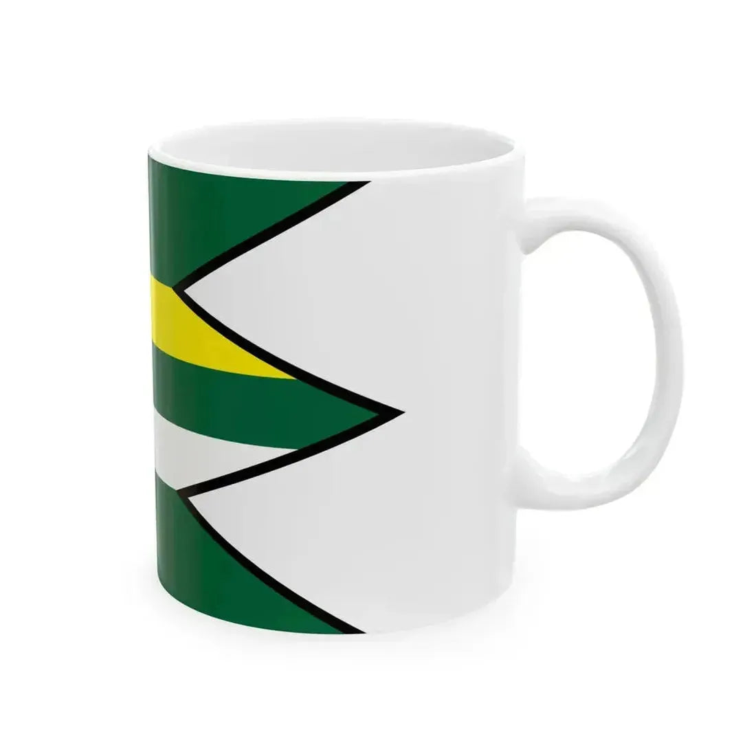Besa Michalovce Flag (Slovakia) White Coffee Mug - Go Mug Yourself