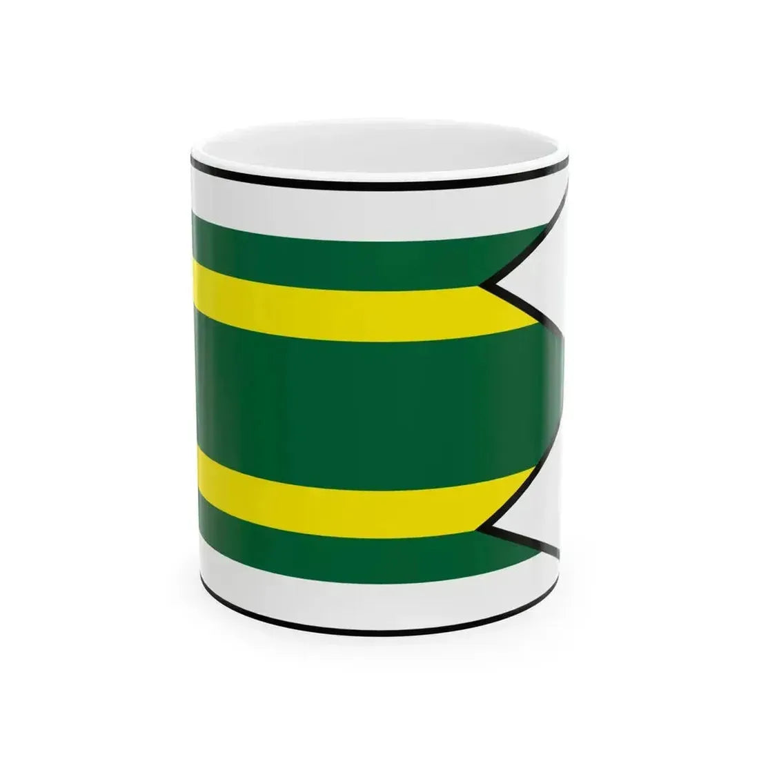 Besenov Nove Zamky Flag (Slovakia) White Coffee Mug 11oz - Go Mug Yourself