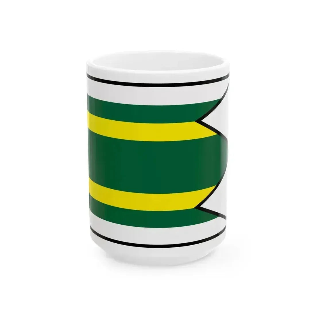 Besenov Nove Zamky Flag (Slovakia) White Coffee Mug 15oz - Go Mug Yourself