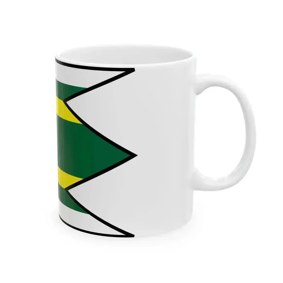 Besenov Nove Zamky Flag (Slovakia) White Coffee Mug - Go Mug Yourself