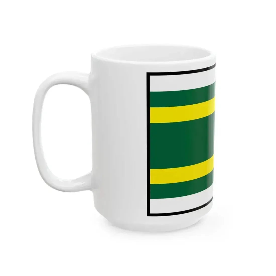 Besenov Nove Zamky Flag (Slovakia) White Coffee Mug - Go Mug Yourself