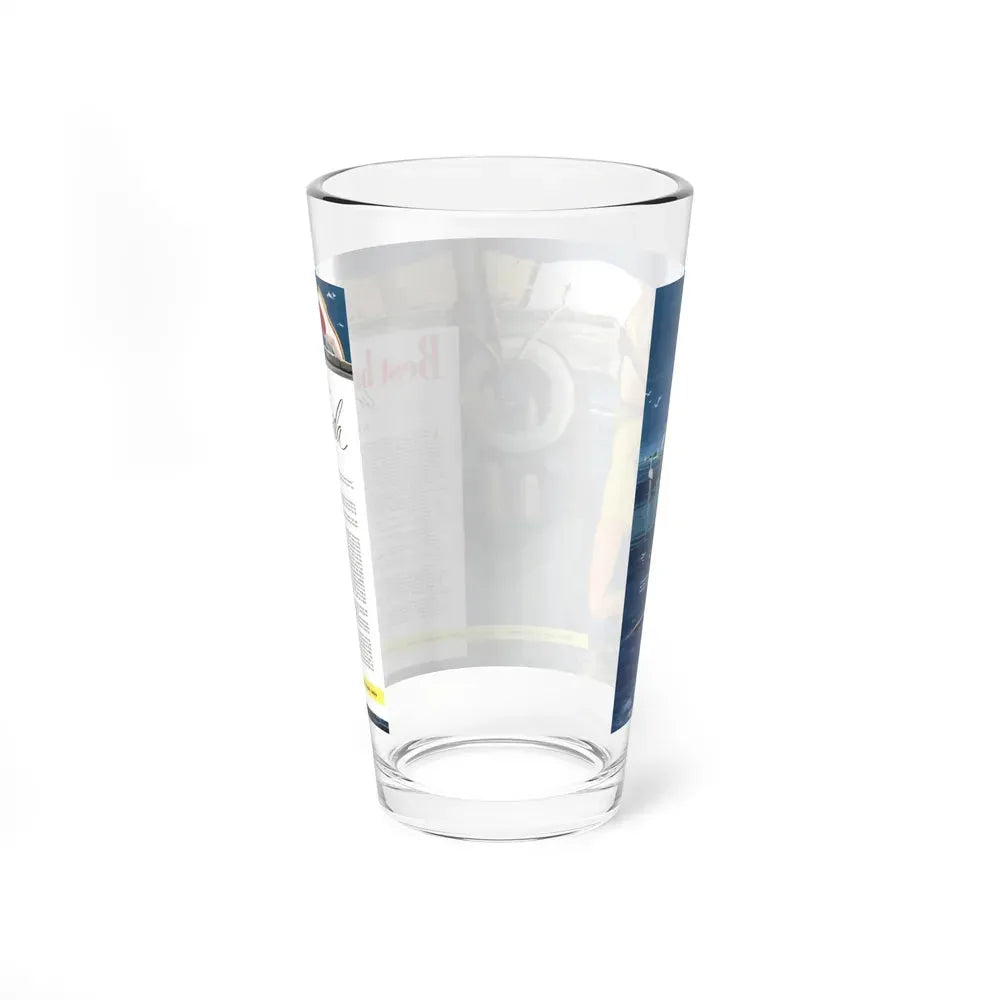 Best Bait in Florida, Collier's, March 5, 1954 (Magazine Illustration) Pint Glass 16oz - Go Mug Yourself