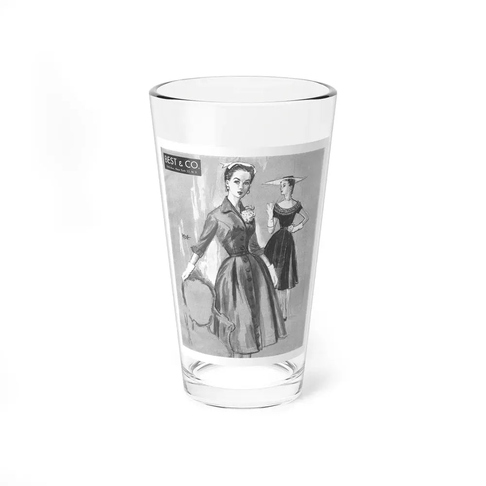 Best & Co. advertisement, 1954 (Magazine Illustration) Pint Glass 16oz 16oz - Go Mug Yourself