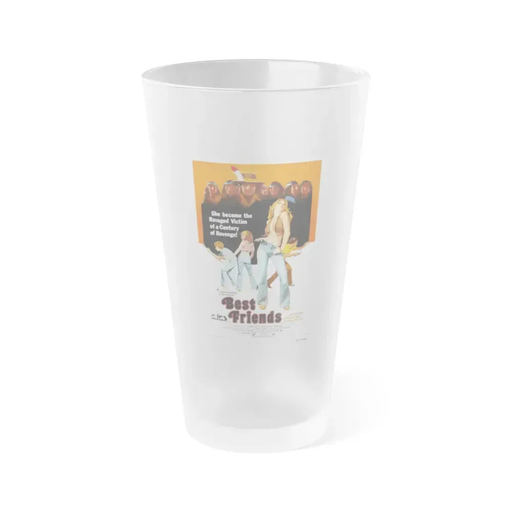 BEST FRIENDS 1982 Movie Poster - Frosted Pint Glass 16oz 16oz Frosted - Go Mug Yourself
