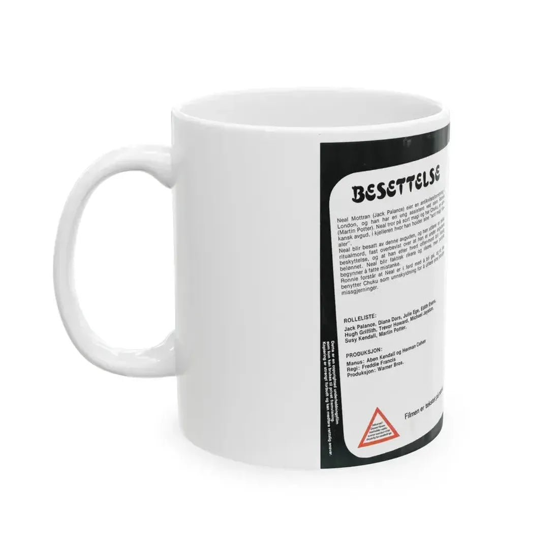 BESTTELSE (VHS COVER) - White Coffee Mug - Go Mug Yourself