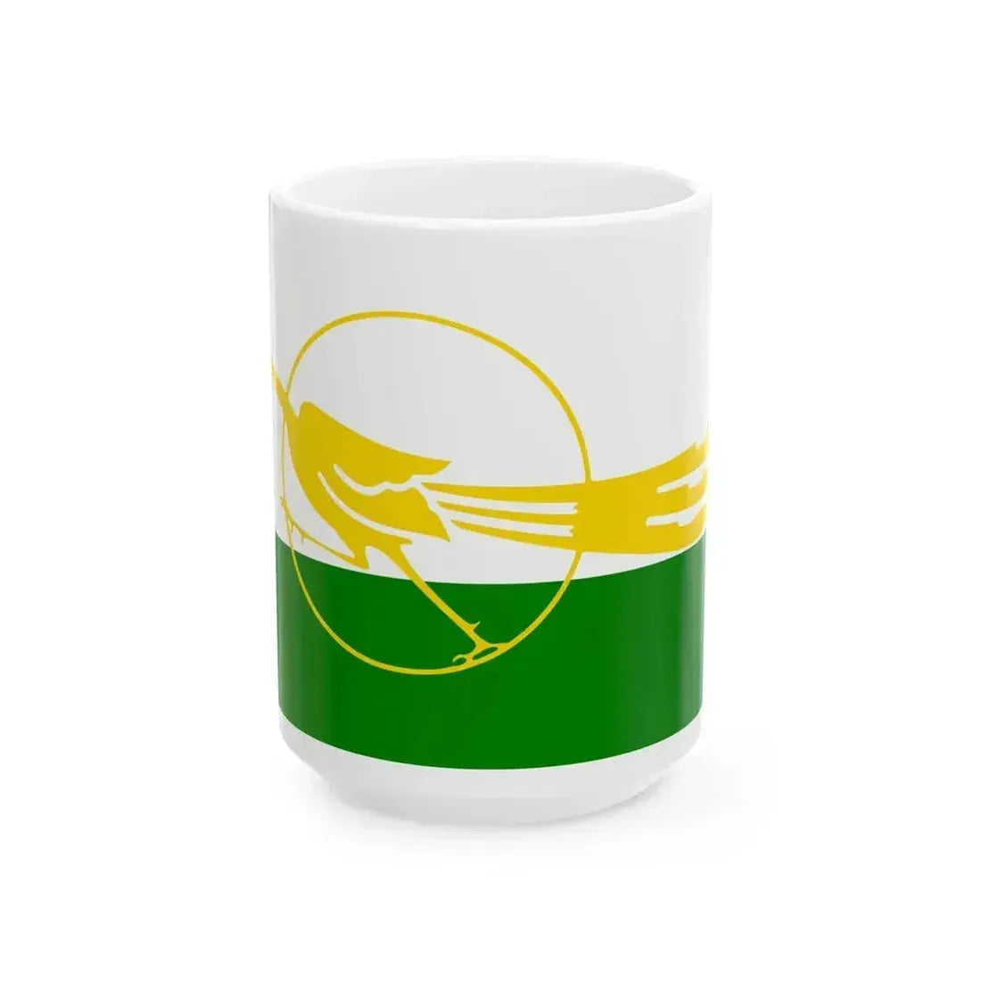BESU Flag (Myanmar) White Coffee Mug 15oz - Go Mug Yourself