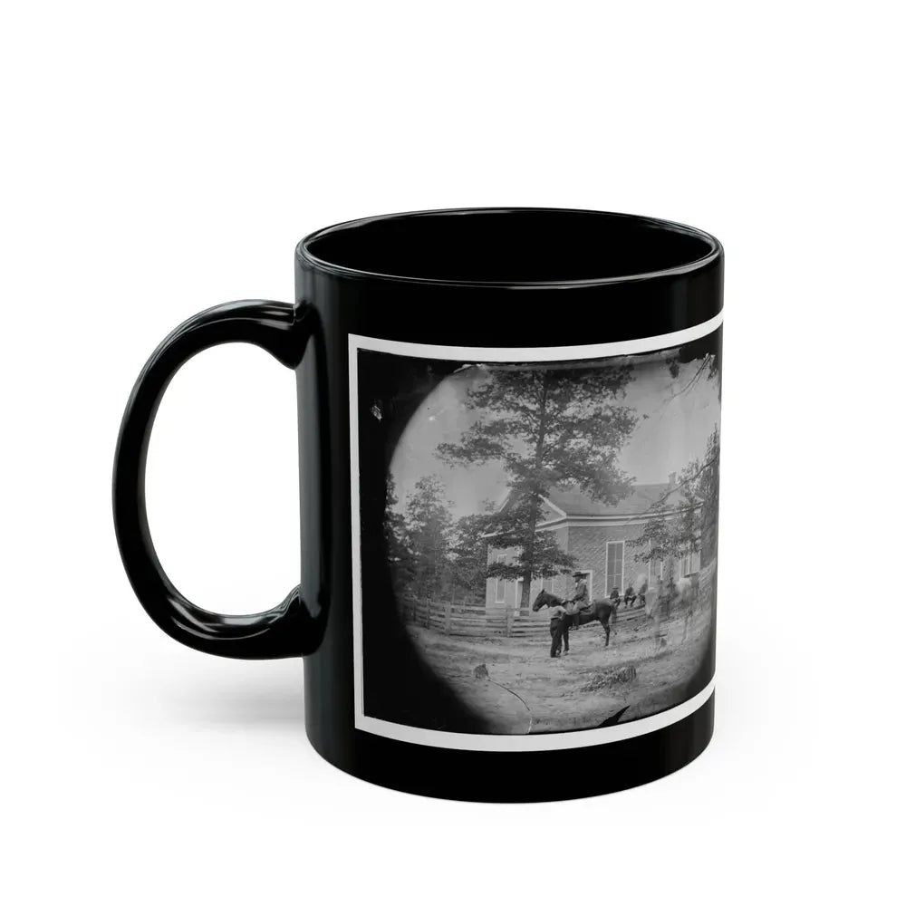 Bethel Church, Virginia. Headquarters Of General Ambrose Burnside (U.S. Civil War) Black Coffee Mug - Go Mug Yourself