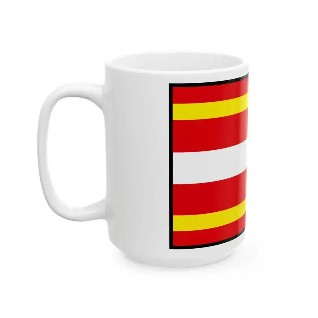 Betliar Roznava Flag (Slovakia) White Coffee Mug - Go Mug Yourself