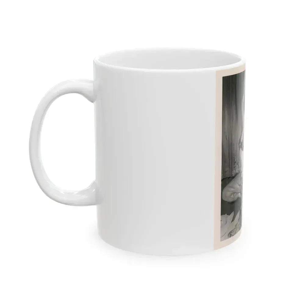 Bettie Page #01 (Vintage Female Icon) White Coffee Mug - Go Mug Yourself