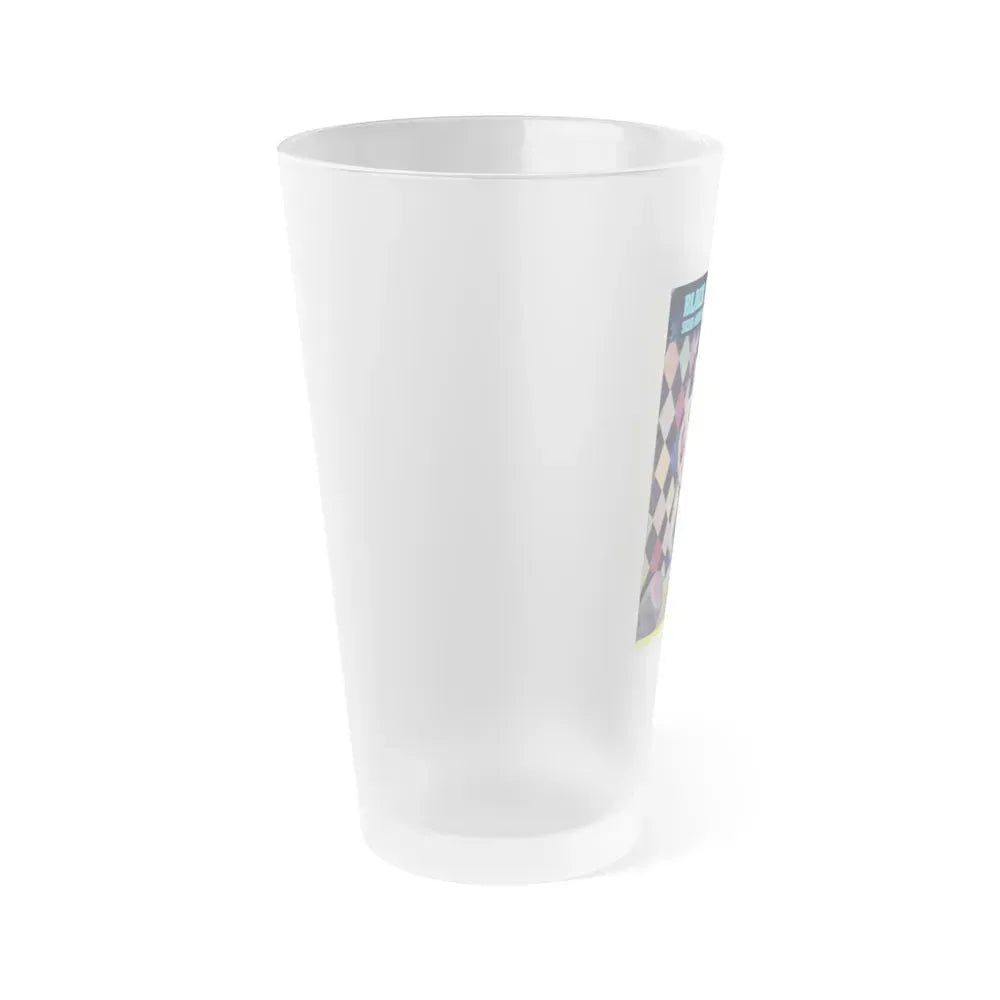 Bettie Page #112 (Vintage Female Icon) Frosted Pint Glass 16oz - Go Mug Yourself